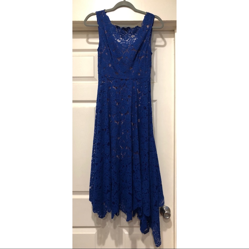 Tracy Reese blue lace dress